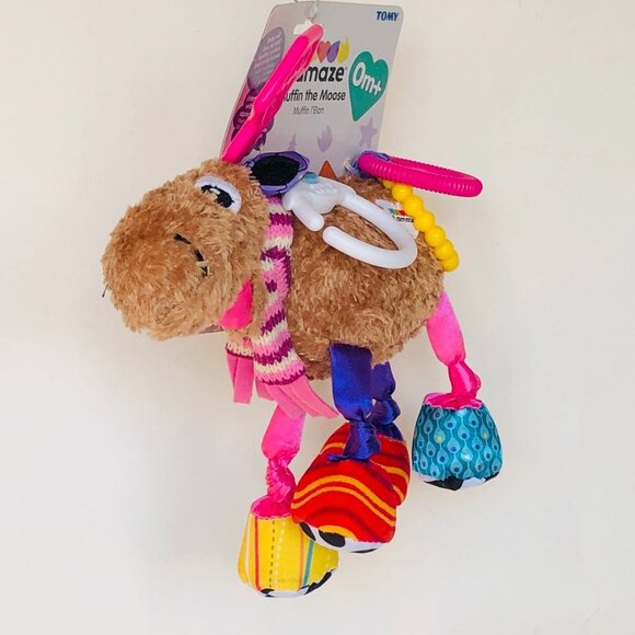 Lamaze Infants' Clip & Play Toy - Muffin The Moose New w/Tag For Baby 0+ - Picture 6 of 15